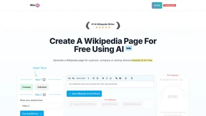 Wikipedia Article AI